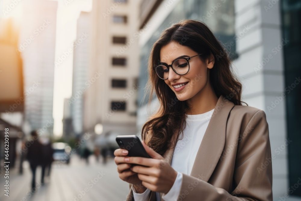 Young woman on cell phone